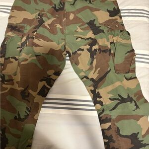 Ralph Lauren Cargo Pants Green and Brown Woodland Style